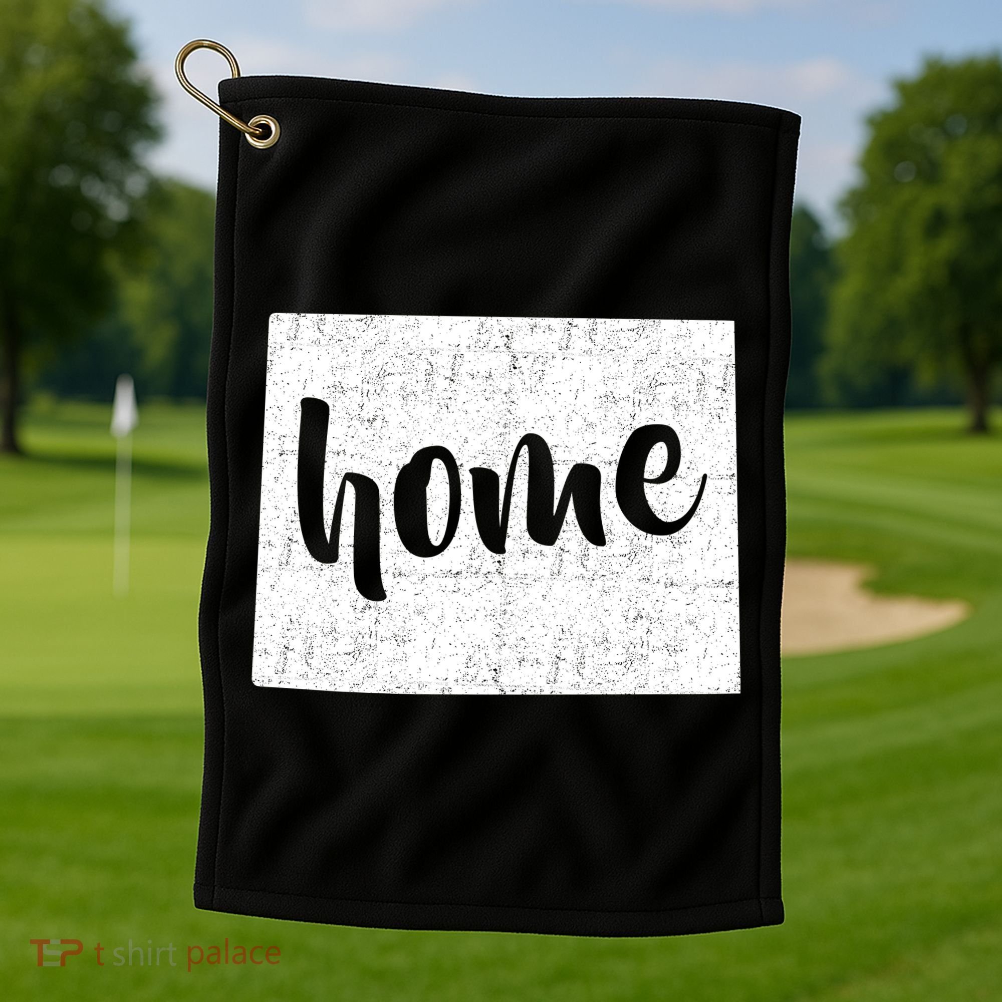 Wyoming Home State Golf Towel