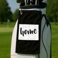 Wyoming Home State Golf Towel thumb 2