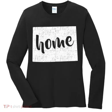 Wyoming Home State Women's Long Sleeve Shirt