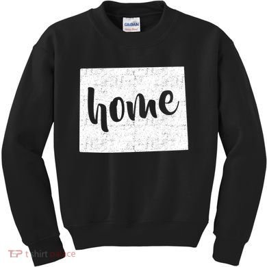 Wyoming Home State Kids Sweatshirt