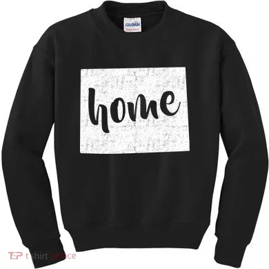 Wyoming Home State Kids Sweatshirt