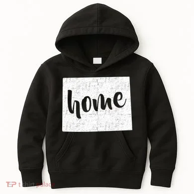 Wyoming Home State Kids Hoodie