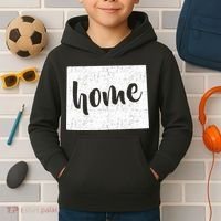 Wyoming Home State Kids Hoodie thumb 2