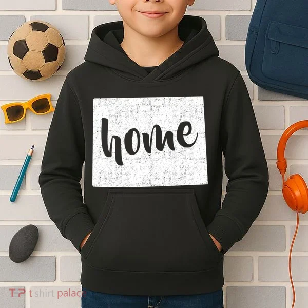 Wyoming Home State Kids Hoodie
