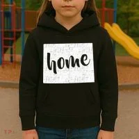 Wyoming Home State Kids Hoodie thumb 3