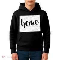 Wyoming Home State Kids Hoodie thumb 4