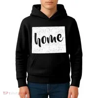 Wyoming Home State Kids Hoodie thumb 4