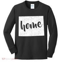 Wyoming Home State Kids Long Sleeve Shirt thumb 0