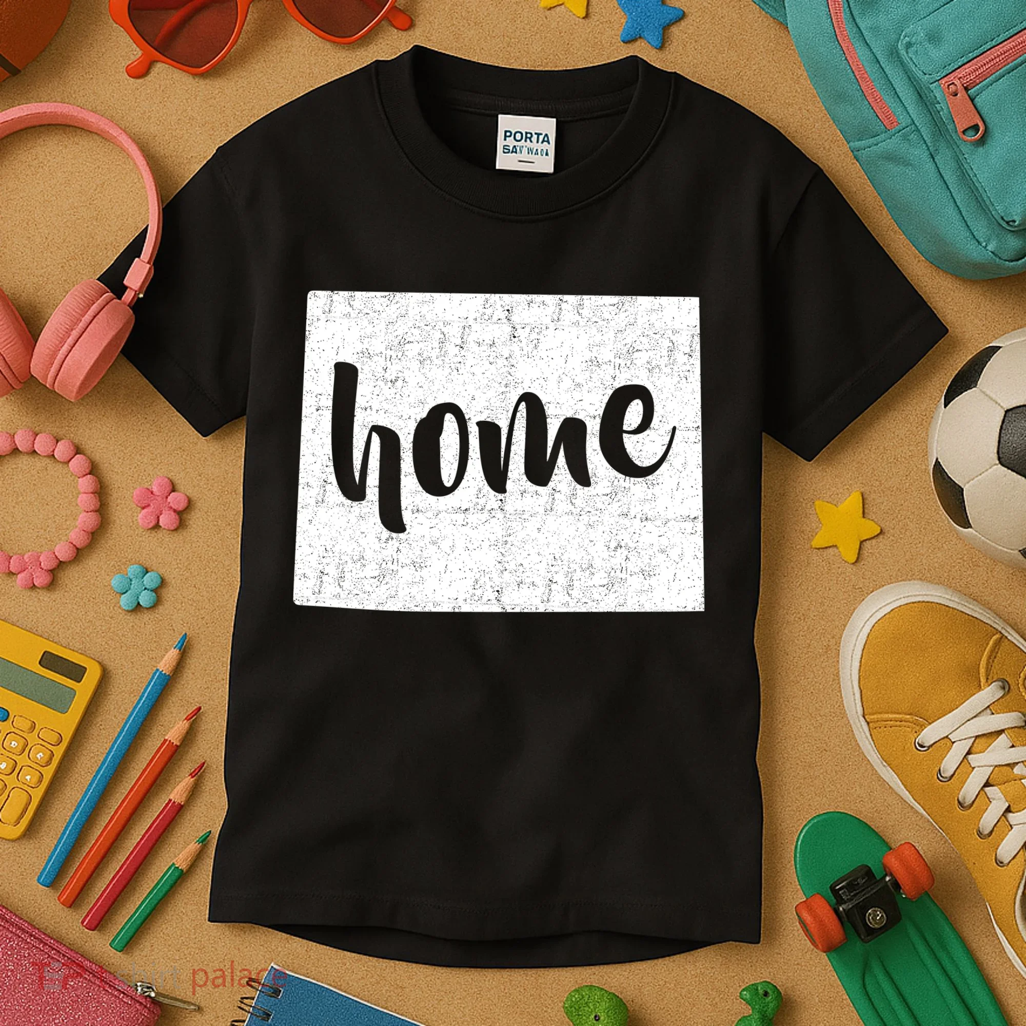 Wyoming Home State Kids T-Shirt