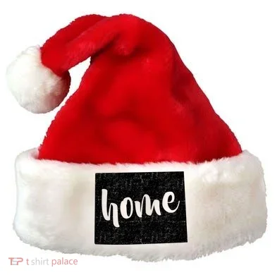 Wyoming Home State Santa Hat