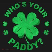Who´s Your Paddy I Shamrock St Patrick's Day Visor thumb 3