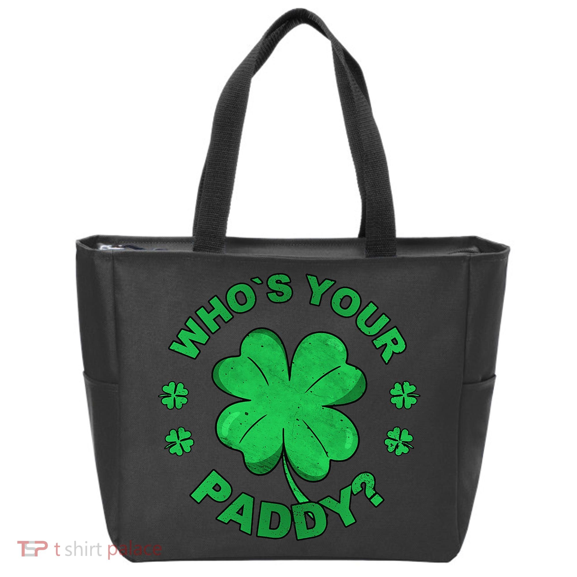 Who´s Your Paddy I Shamrock St Patrick's Day Tote Bag