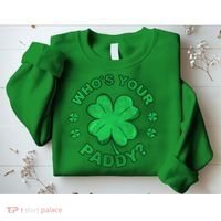 Who´s Your Paddy I Shamrock St Patrick's Day Sweatshirt thumb 2