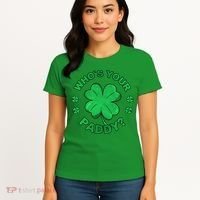 Who´s Your Paddy I Shamrock St Patrick's Day Women's T-Shirt thumb 4