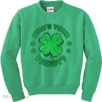 Who´s Your Paddy I Shamrock St Patrick's Day Kids Sweatshirt thumb 0