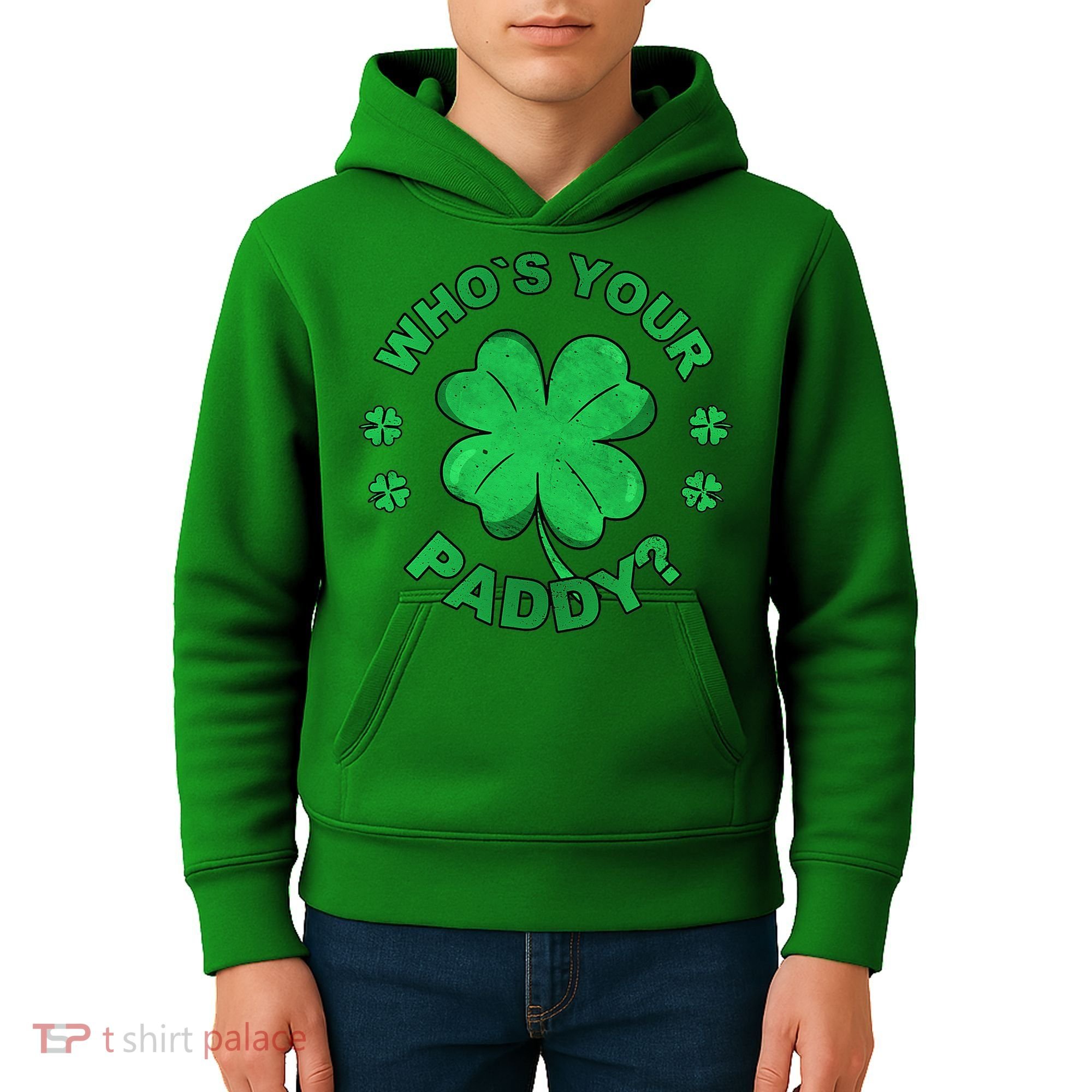 Who´s Your Paddy I Shamrock St Patrick's Day Kids Hoodie