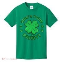 Who´s Your Paddy I Shamrock St Patrick's Day Kids T-Shirt thumb 0