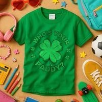 Who´s Your Paddy I Shamrock St Patrick's Day Kids T-Shirt thumb 3
