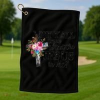 Why YAll Trying To Test The Jesus In Me Golf Towel thumb 1