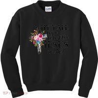 Why YAll Trying To Test The Jesus In Me Kids Sweatshirt thumb 0