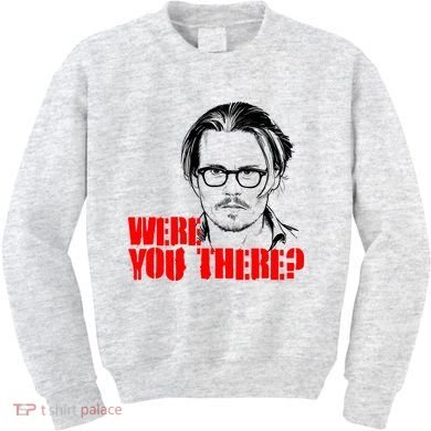 Were You There Depp Trial Funny Meme Kids Sweatshirt