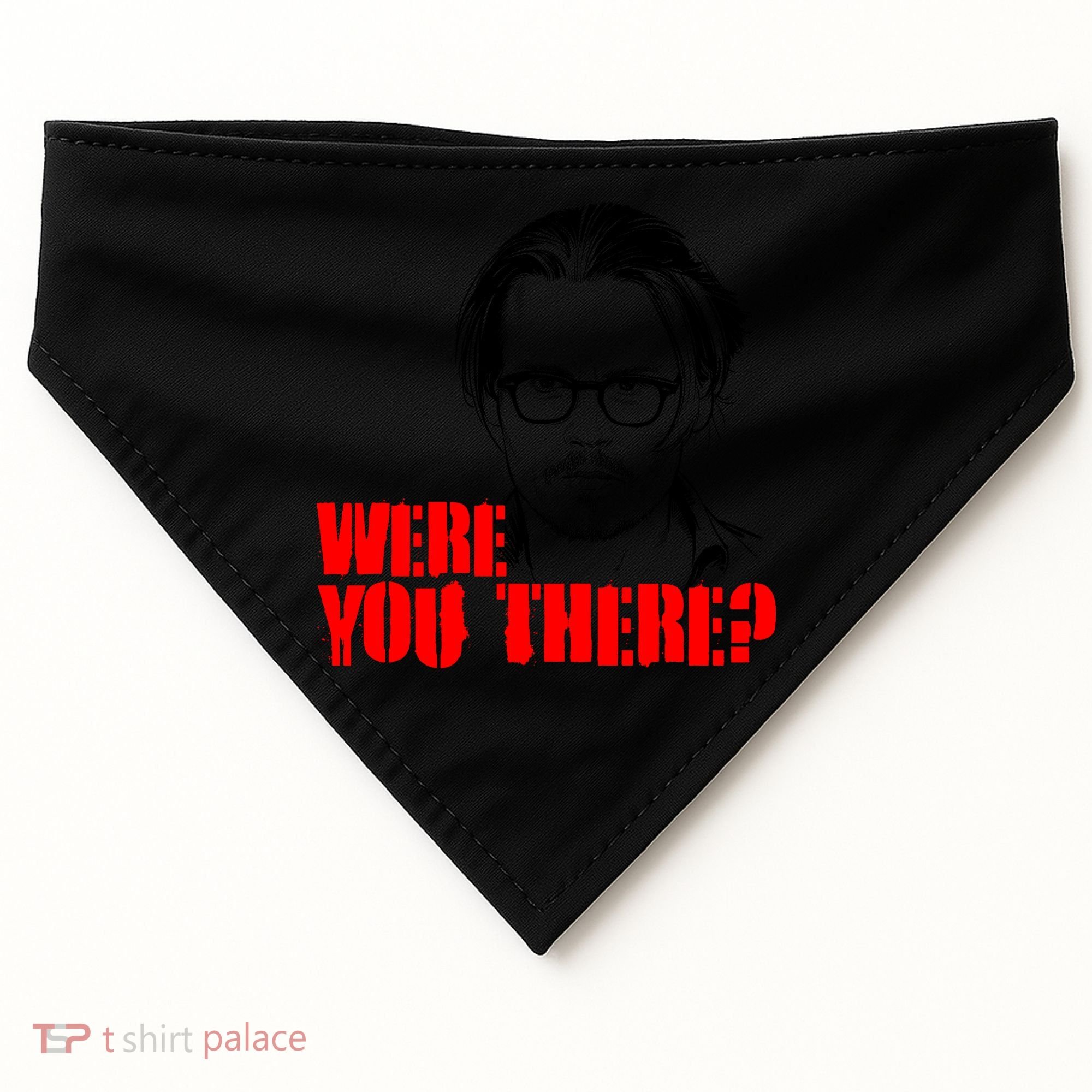 Were You There Depp Trial Funny Meme USA-Made Doggie Bandana
