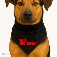 Were You There Depp Trial Funny Meme USA-Made Doggie Bandana thumb 1