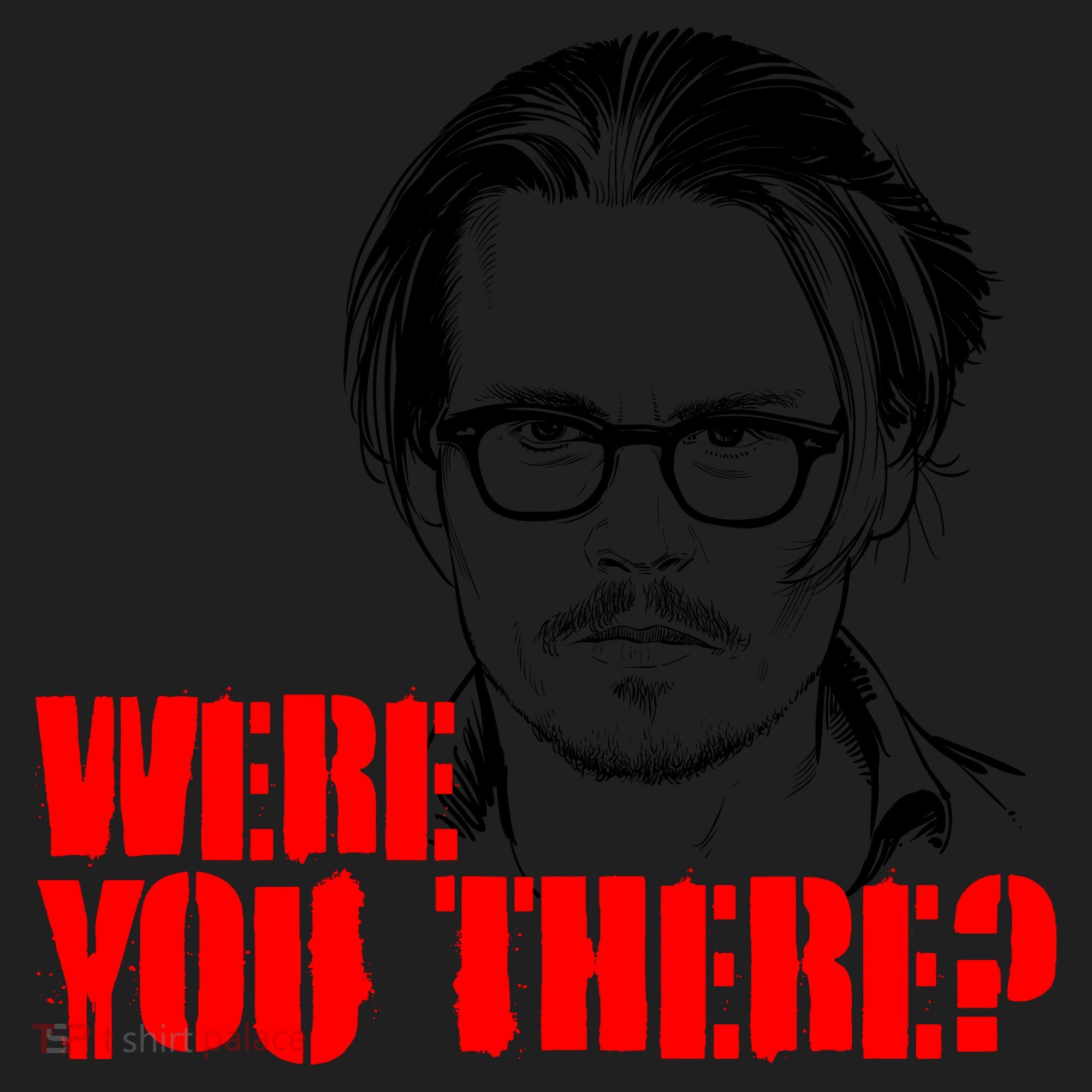 Were You There Depp Trial Funny Meme Golf Towel