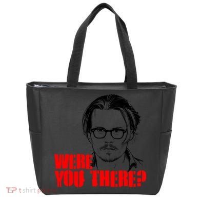 Were You There Depp Trial Funny Meme Tote Bag