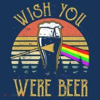 Wish You Were Beer Funny Beer Quote Beer Meme Sunset Women's Tank Top thumb 5