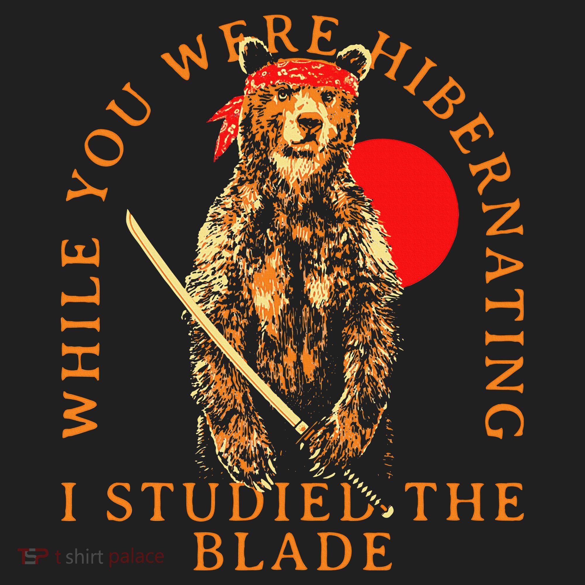 While You Were Hibernating I Studied The Blade Bear Samurai Hat