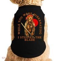While You Were Hibernating I Studied The Blade Bear Samurai Doggie Tank thumb 0