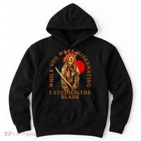 While You Were Hibernating I Studied The Blade Bear Samurai Hoodie thumb 0