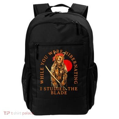 While You Were Hibernating I Studied The Blade Bear Samurai Backpack