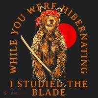 While You Were Hibernating I Studied The Blade Bear Samurai Hat thumb 2