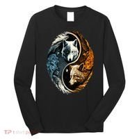 Wolf Yin Yang Long Sleeve Shirt thumb 0