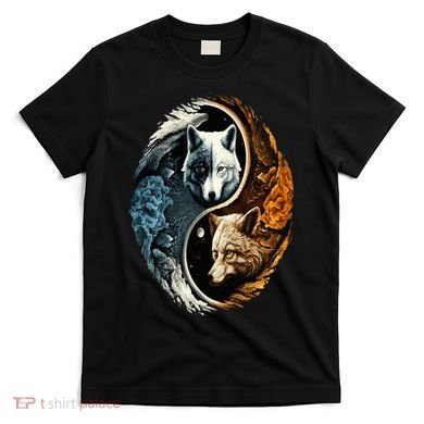 Wolf Yin Yang T-Shirt