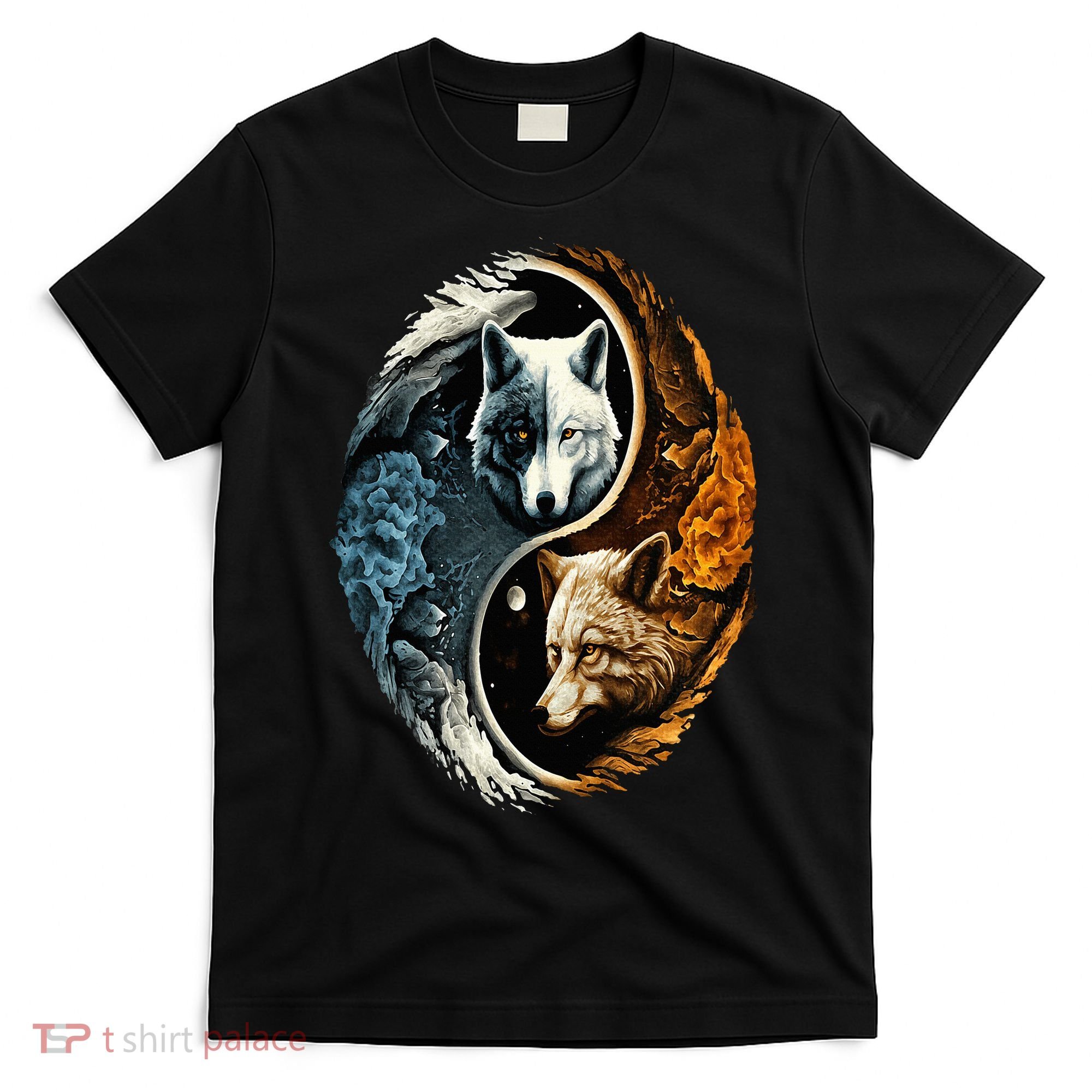 Wolf Yin Yang T-Shirt