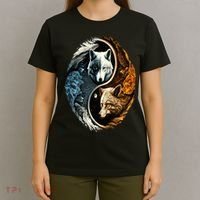 Wolf Yin Yang T-Shirt thumb 4