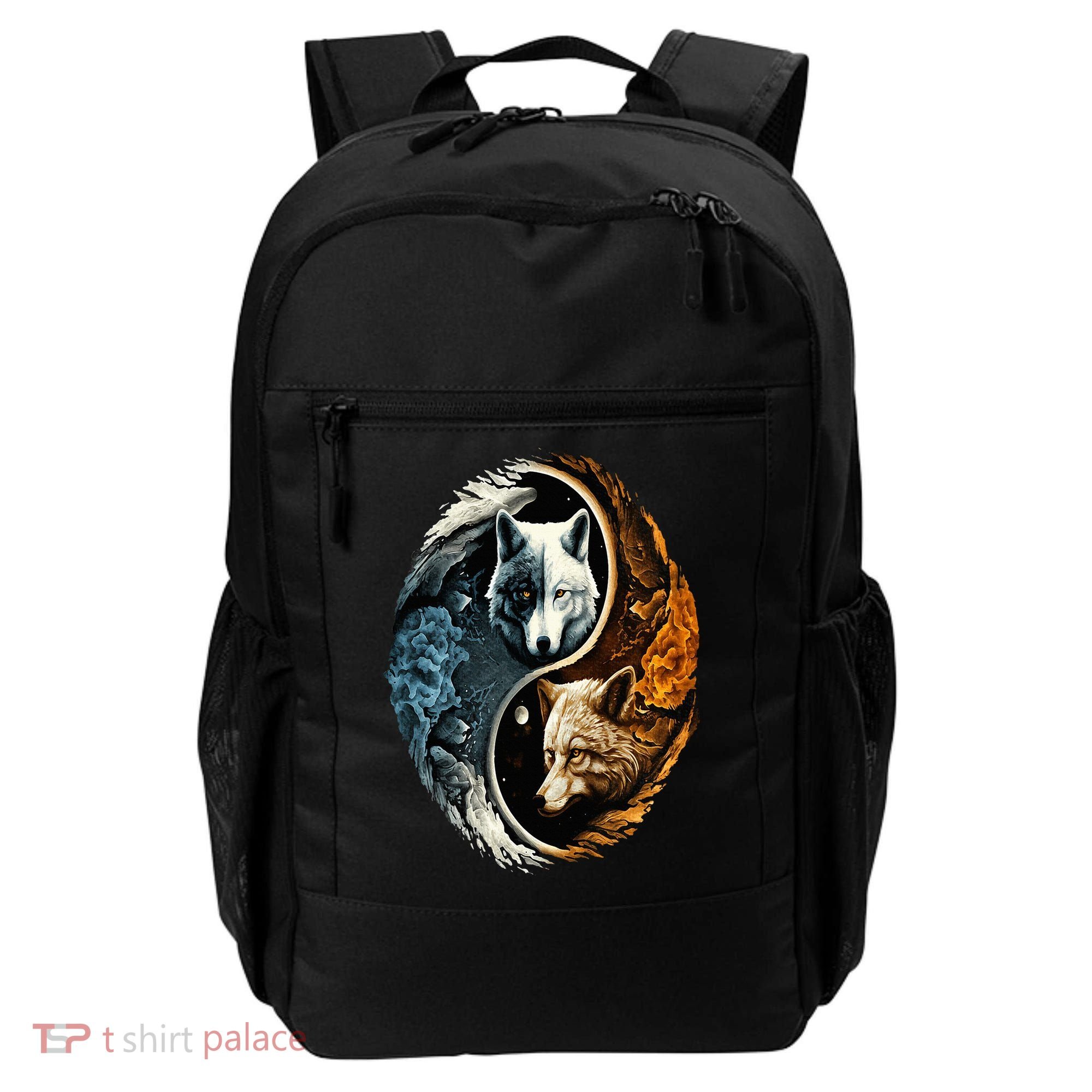 Wolf Yin Yang Backpack