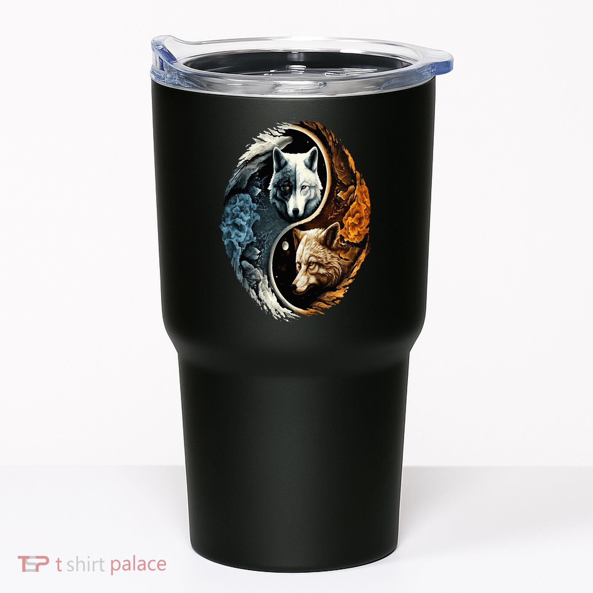 Wolf Yin Yang Tumbler