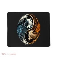 Wolf Yin Yang Mousepad thumb 0