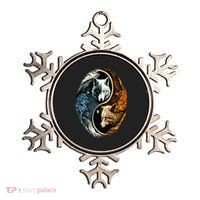 Wolf Yin Yang Ornament thumb 0