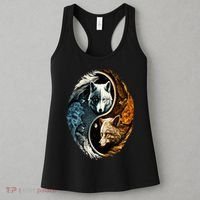 Wolf Yin Yang Women's Tank Top thumb 3