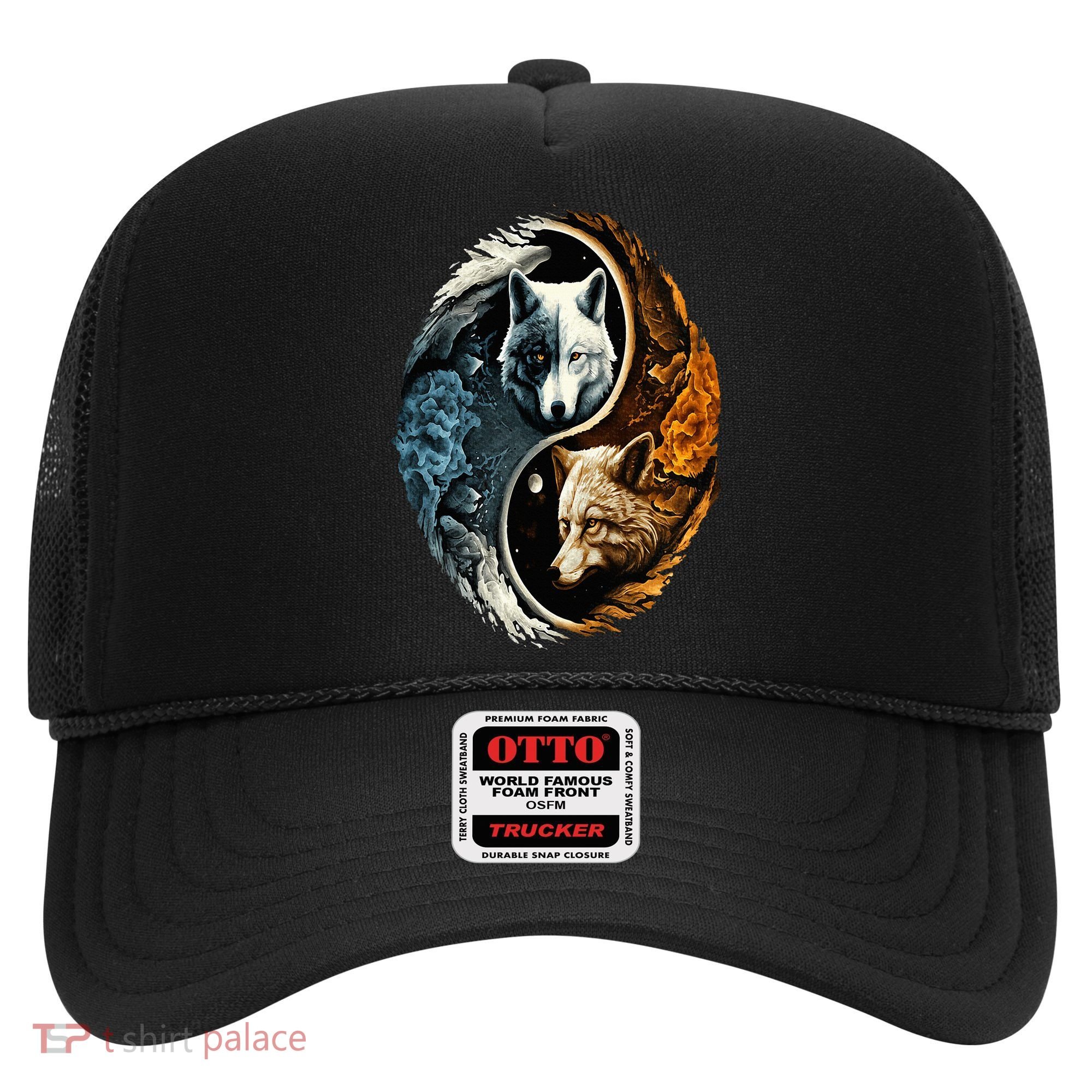 Wolf Yin Yang Hat