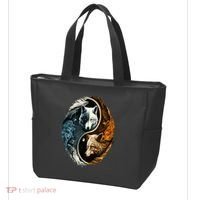 Wolf Yin Yang Tote Bag thumb 3