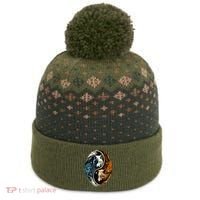 Wolf Yin Yang The Baniff Cuffed Pom Beanie thumb 0