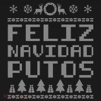 X-Mas Feliz Navidad Putos Ugly Christmas Bucket Hat thumb 4