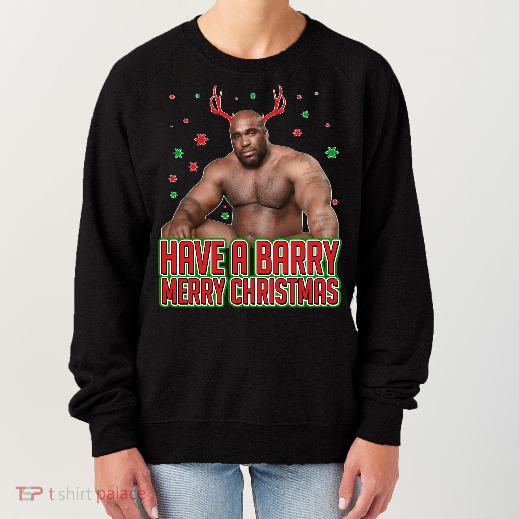 X-Mas Have A Barry Merry Christmas Women's Sweatshirt