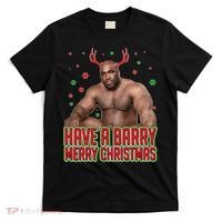 X-Mas Have A Barry Merry Christmas T-Shirt thumb 0